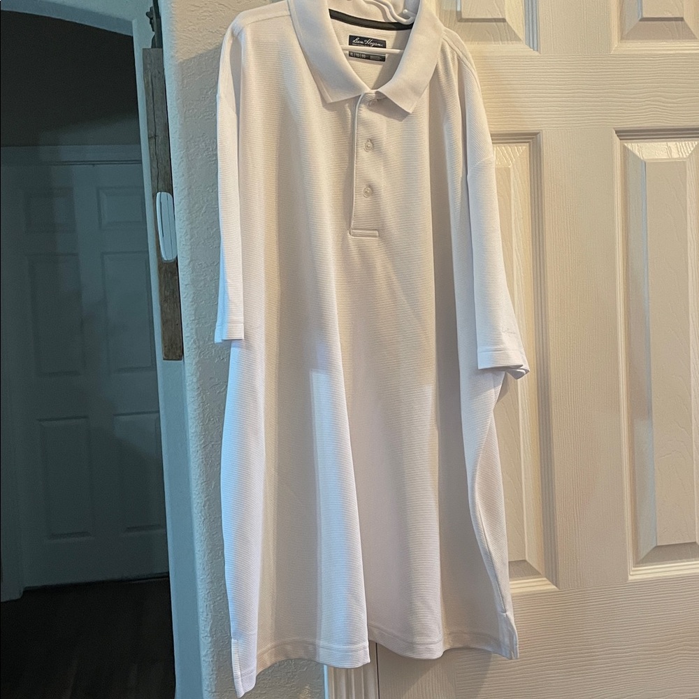 Ben Hogan Performance Solid White Polo Golf Shirt XL